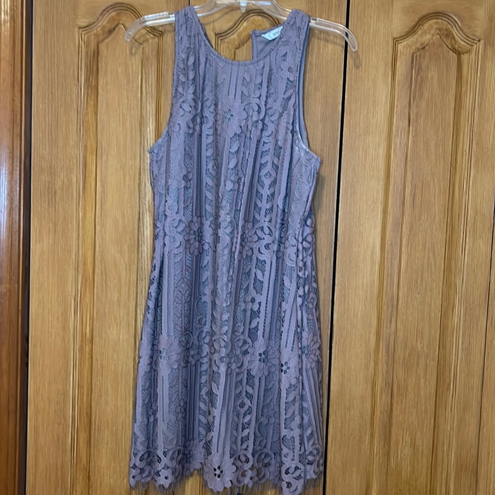 Lace Purple Dress